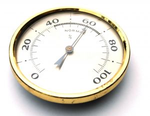 Close-up of Hygrometer