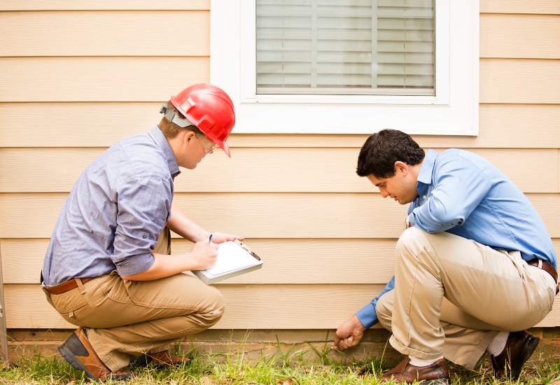 Checking Foundation On A Home